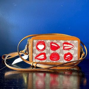 NWT Coach x Tom Wesselmann Kira Crossbody/wristlet Ltd Edition